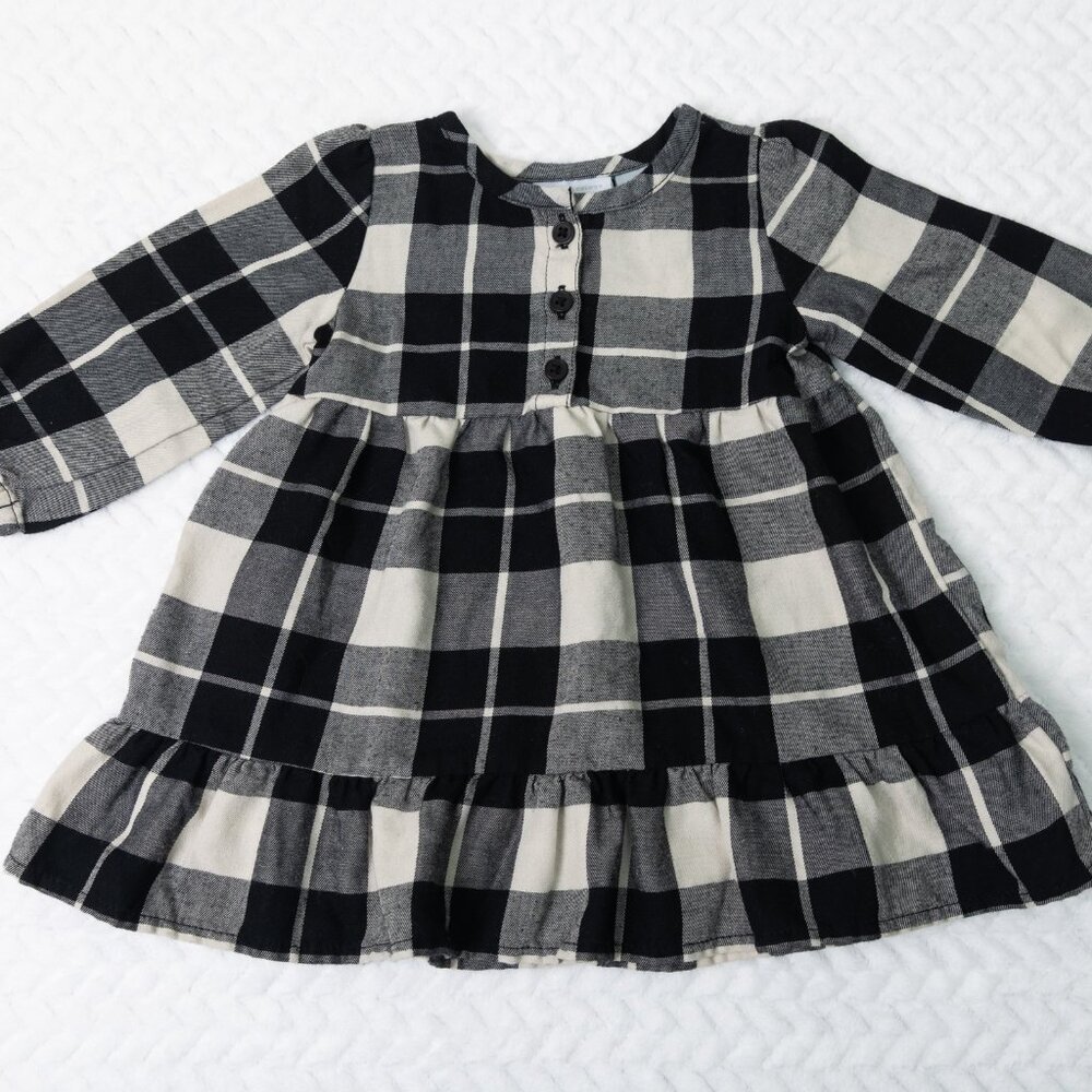 The Children’s Place long sleeve plaid dress